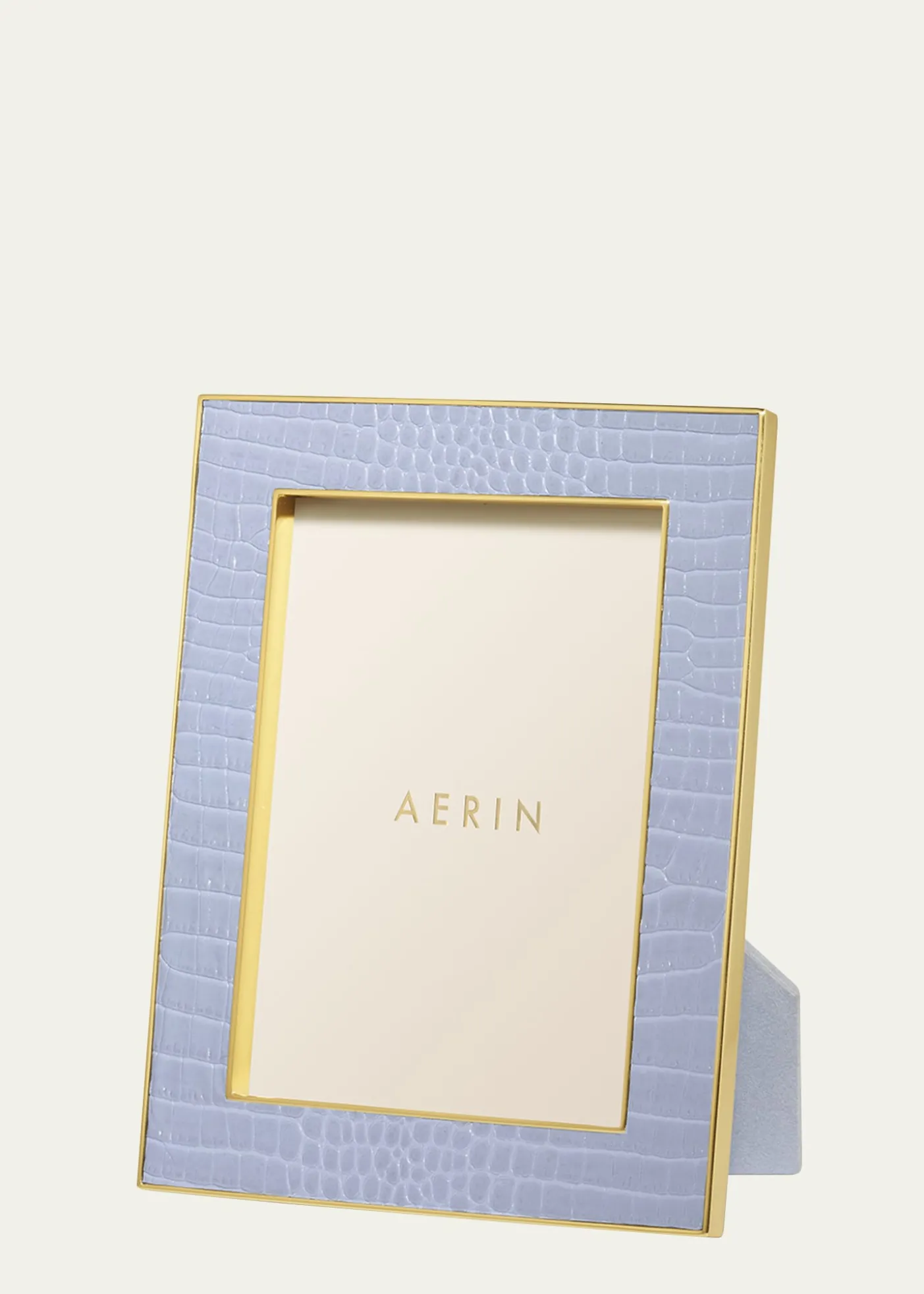 AERINClassic Crocodile Leather Frame, 5x7