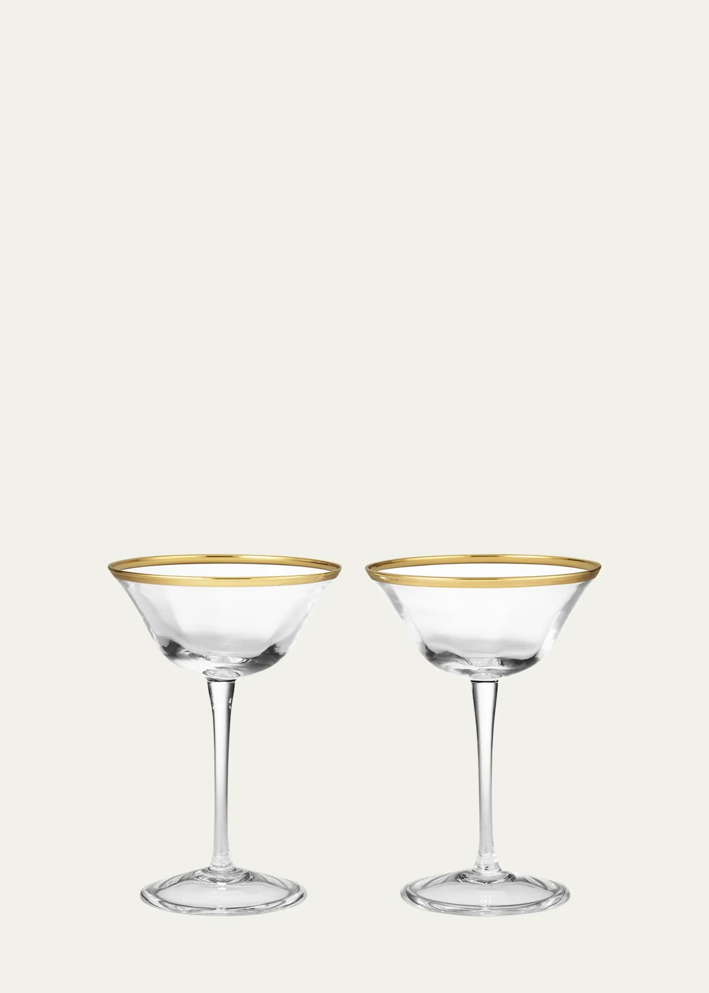 AERINSophia Clear Coupe Glasses