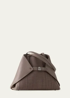 AkrisAi Small Leather Shoulder Bag