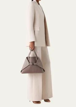 AkrisAi Small Leather Shoulder Bag