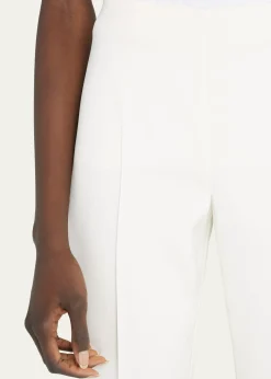 AkrisMelissa Mid-Rise Slim-Leg Pants