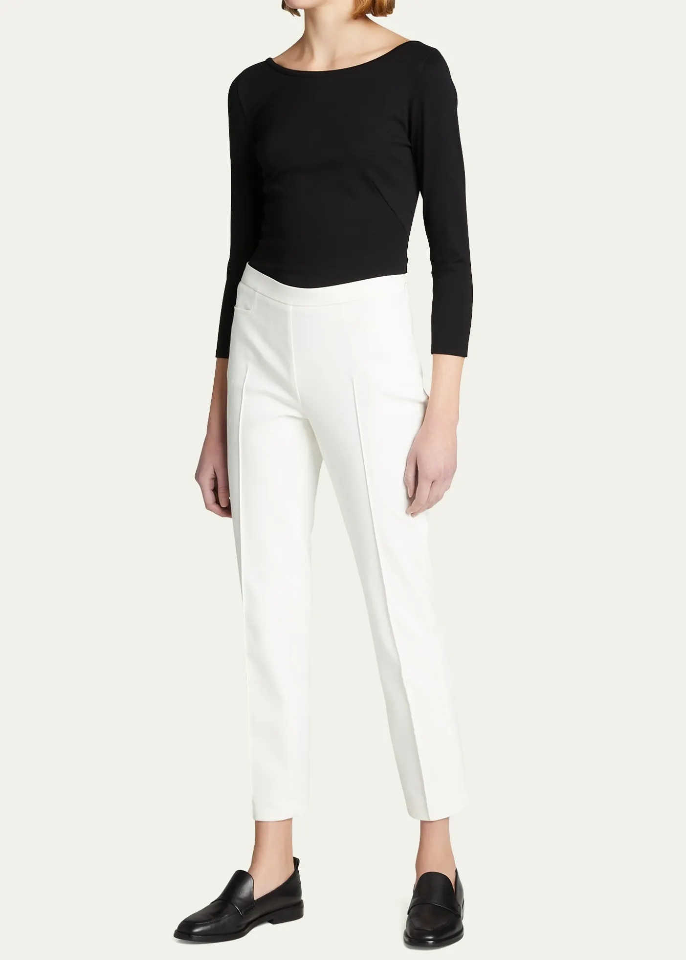 Akris puntoThree-Quarter-Sleeve Jersey Top