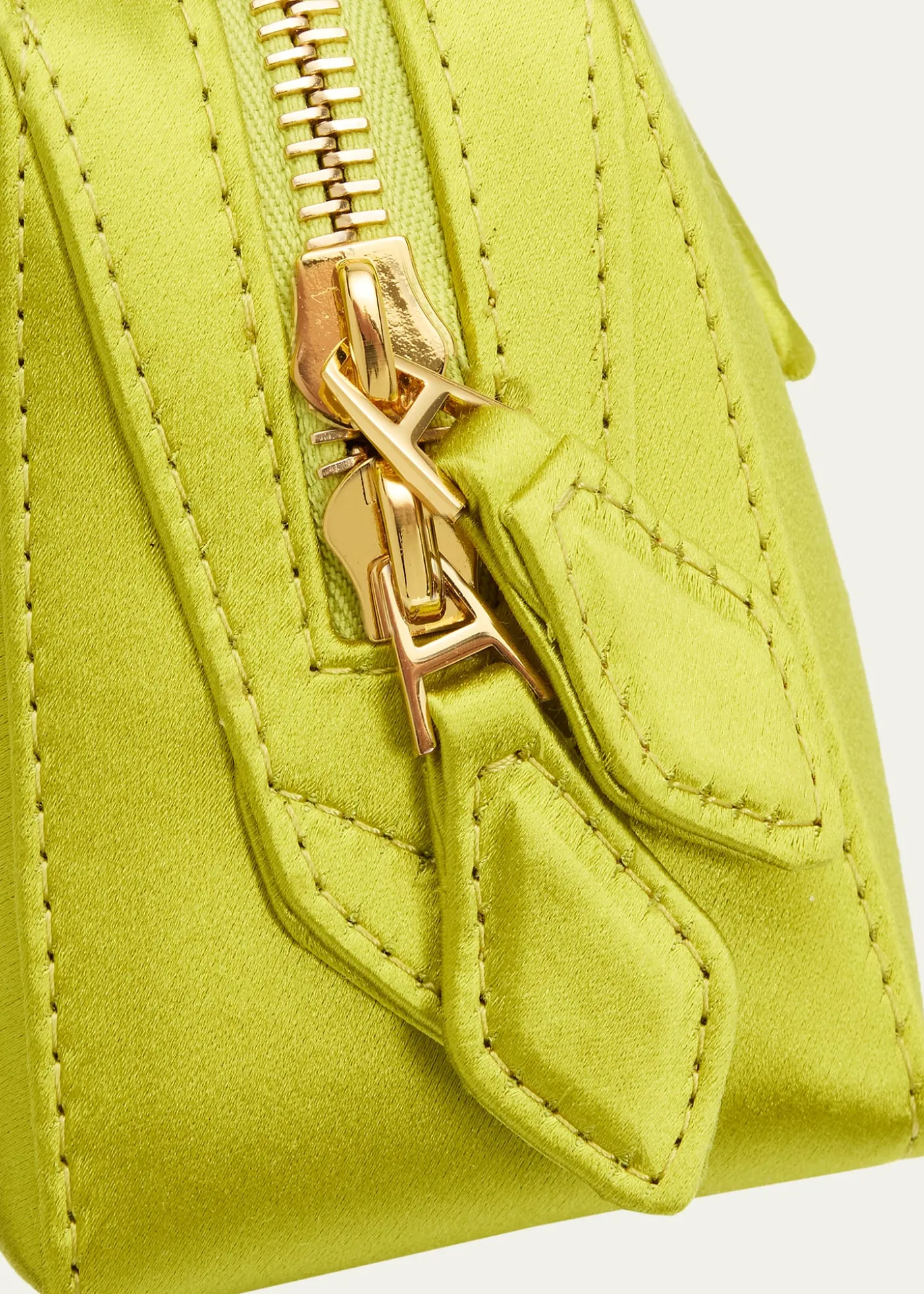 ALAIALe Teckel Silk Satin Clutch Bag