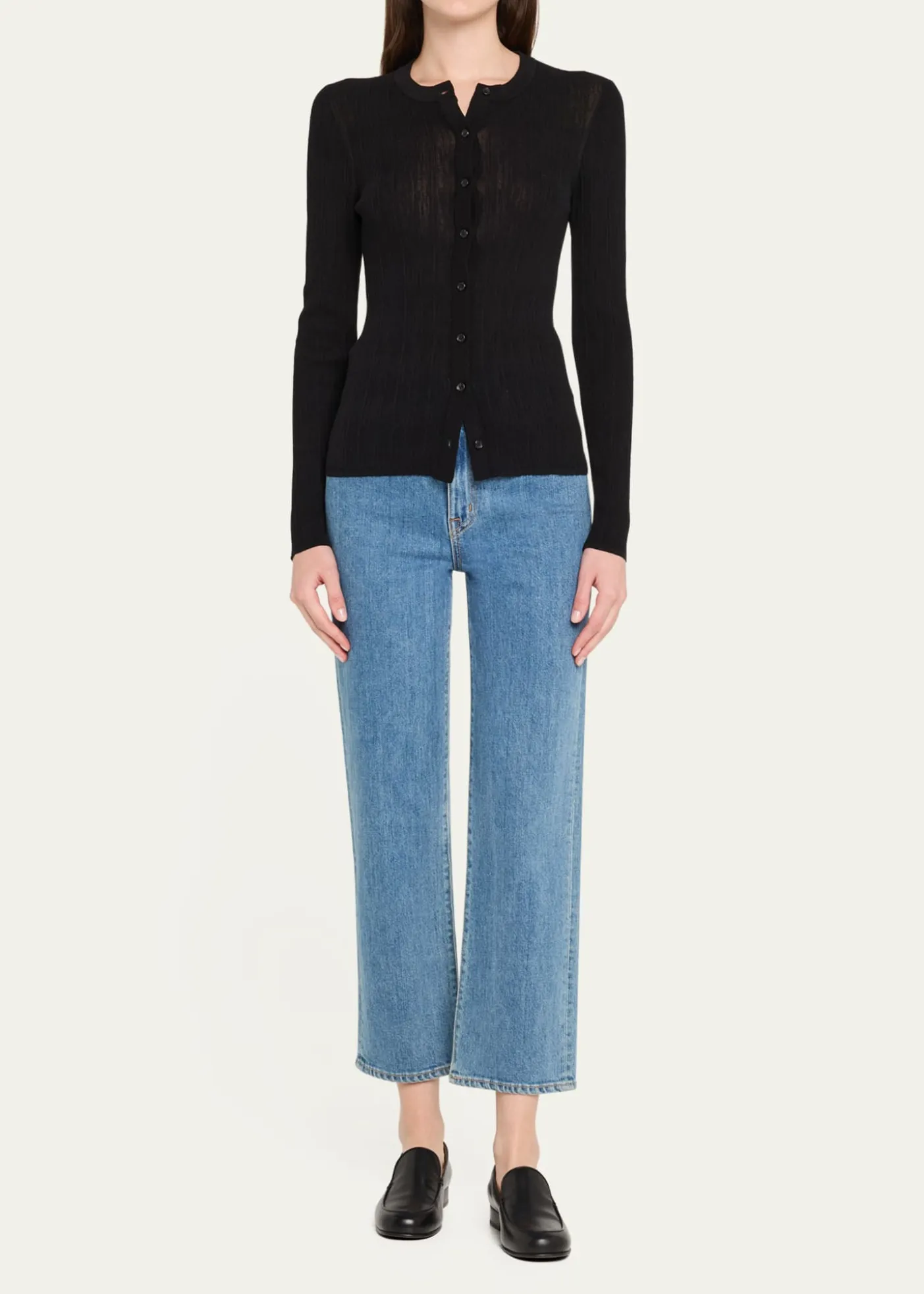A.L.C.Fisher Ribbed Cardigan