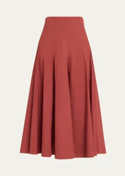 A.L.C.Gemma Paneled Midi Skirt