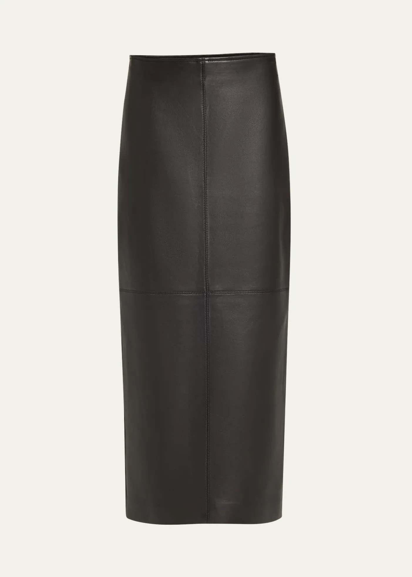 A.L.C.Marta Straight Leather Maxi Skirt