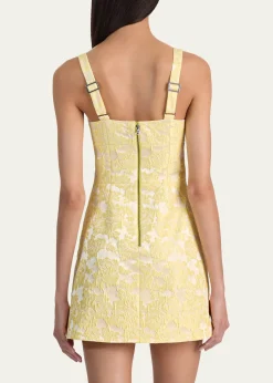 ALICE + OLIVIACharlotte Floral Jacquard Mini Dress