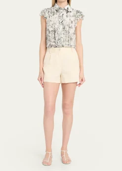ALICE + OLIVIADaybreak Minda Ruffle Blouse