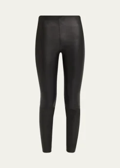 ALICE + OLIVIALennox Mid-Rise Leather Leggings