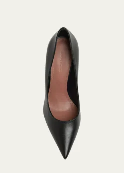 Amina MuaddiAmi Pointed Leather Pumps