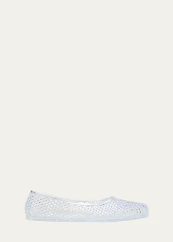 Ancient Greek SandalsIro Transparent Jelly Ballerina Flats