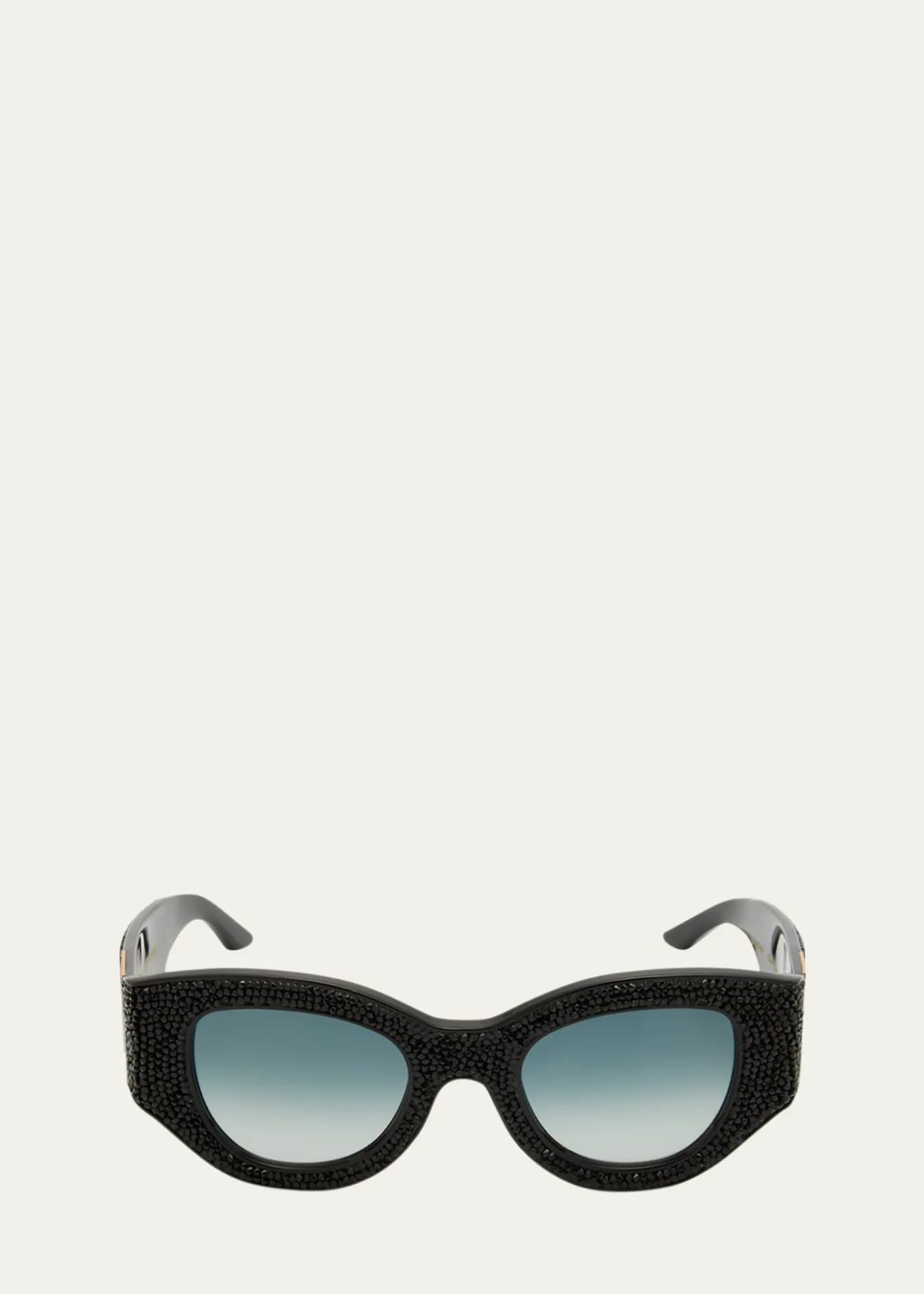 Anna-Karin KarlssonLucky Goes to Vegas Crystals & Acetate Cat-Eye Sunglasses
