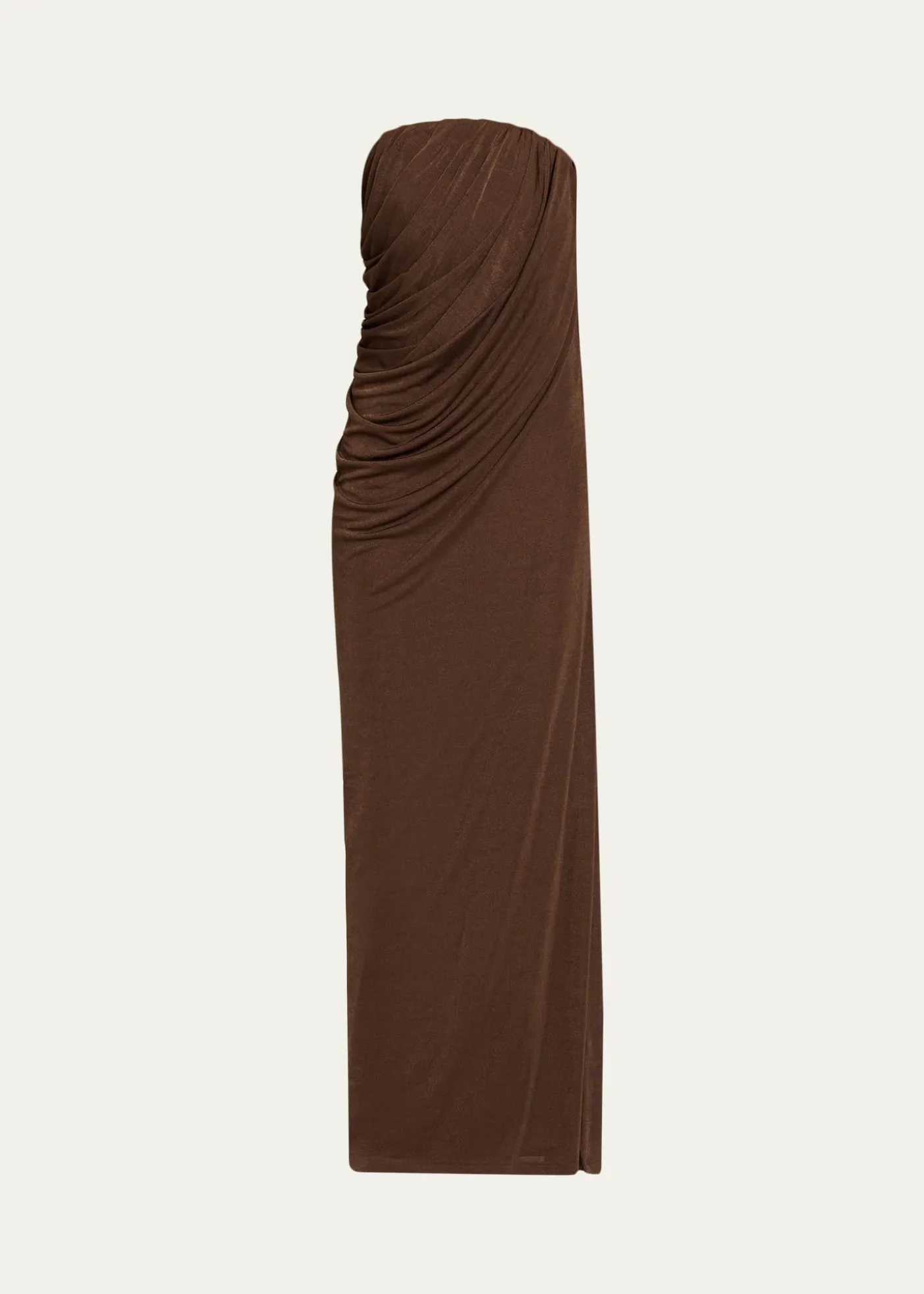Anna QuanZella Draped Strapless Dress