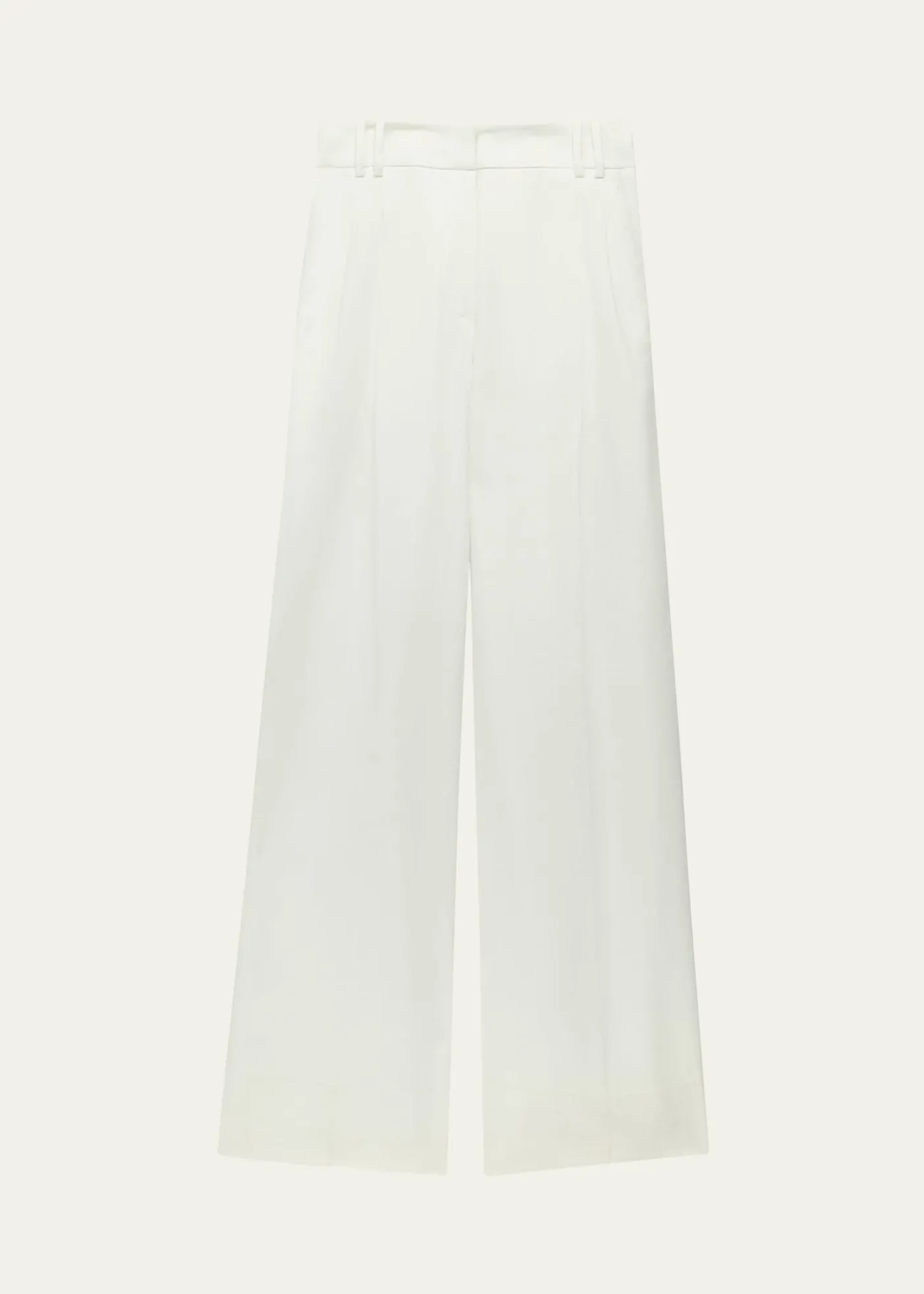 Another TomorrowPleated Front Wide-Leg Linen Trousers