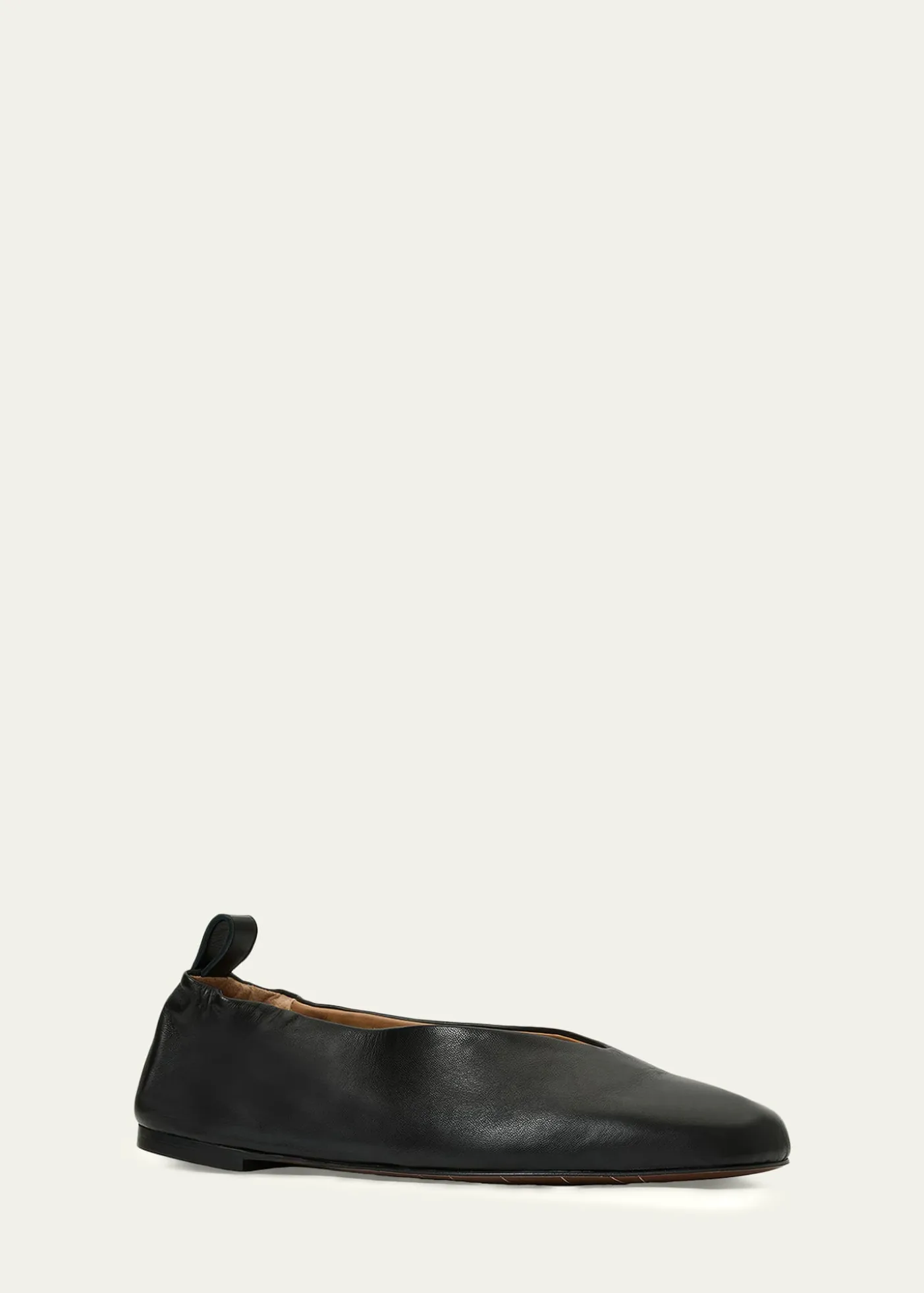 AquataliaClio Leather Ballerina Flats