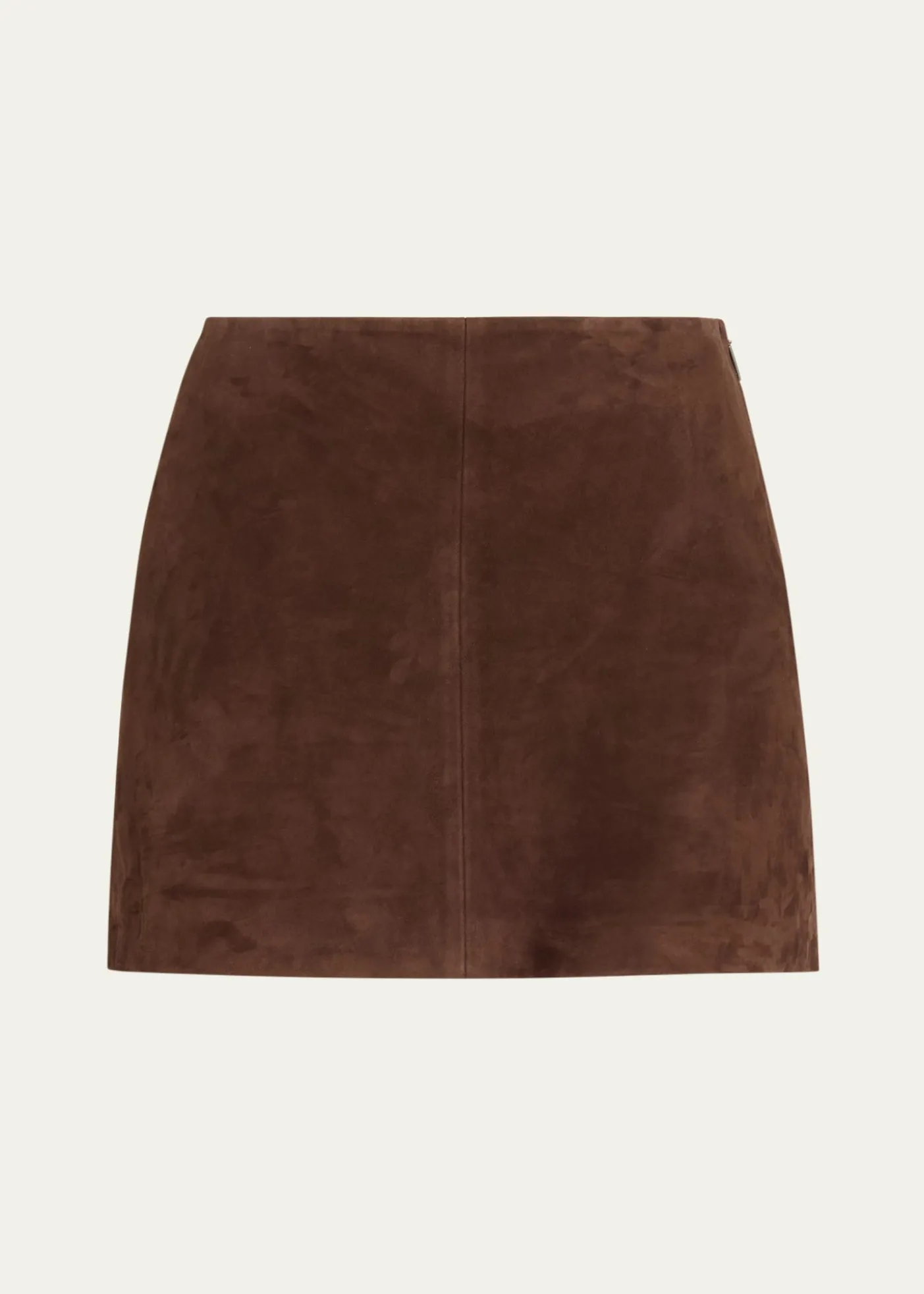 ArmaMelody A-Line Suede Mini Skirt