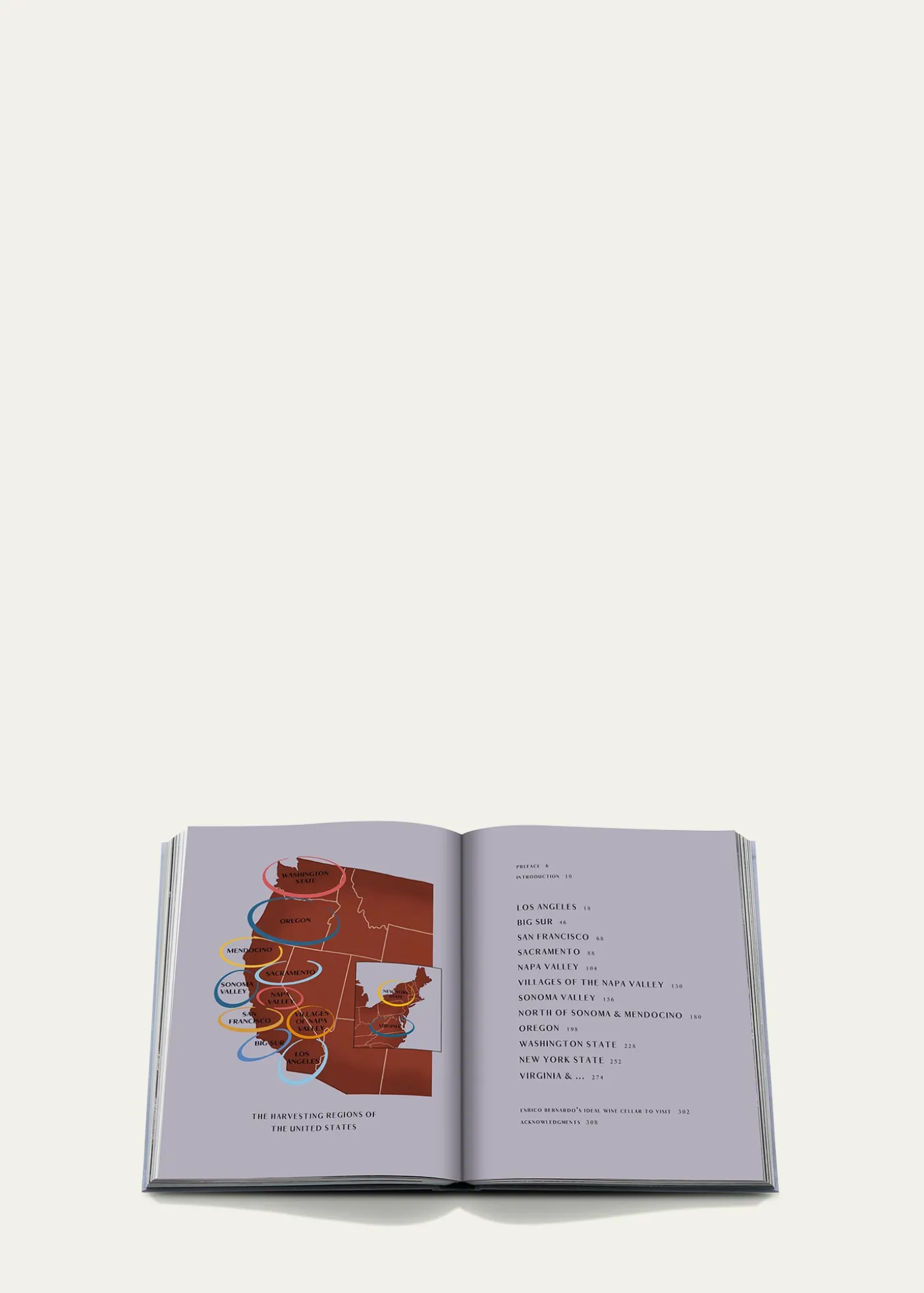 Assouline"Wine & Travel: USA" Book by Enrico Bernardo