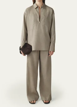 AtterseeThe Slouch Pants in Lightweight Wool Suiting
