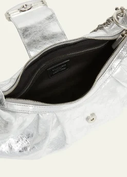 BalenciagaPamela Small Metallic Leather Shoulder Bag