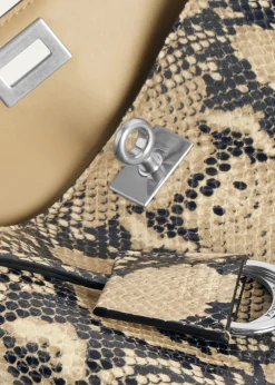 BalenciagaRodeo Python-Embossed Leather Top-Handle Bag