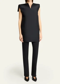 BalenciagaVareuse Structured Sleeveless Mini Dress