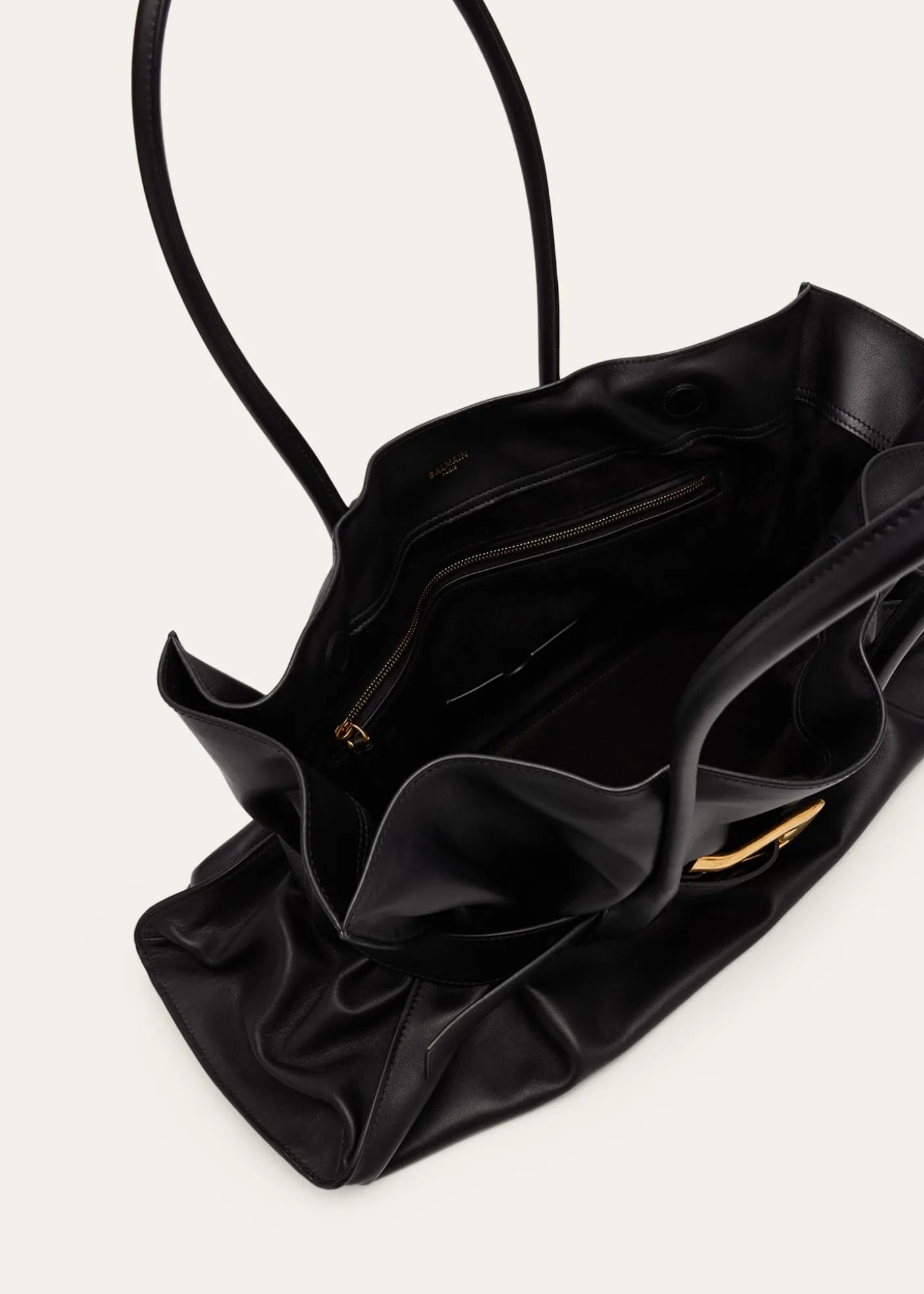 BalmainAnthem Large Belted Tote Bag in Leather