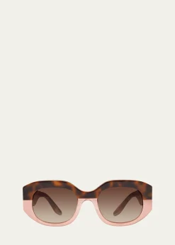 Barton PerreiraSueno Acetate Rectangle Sunglasses