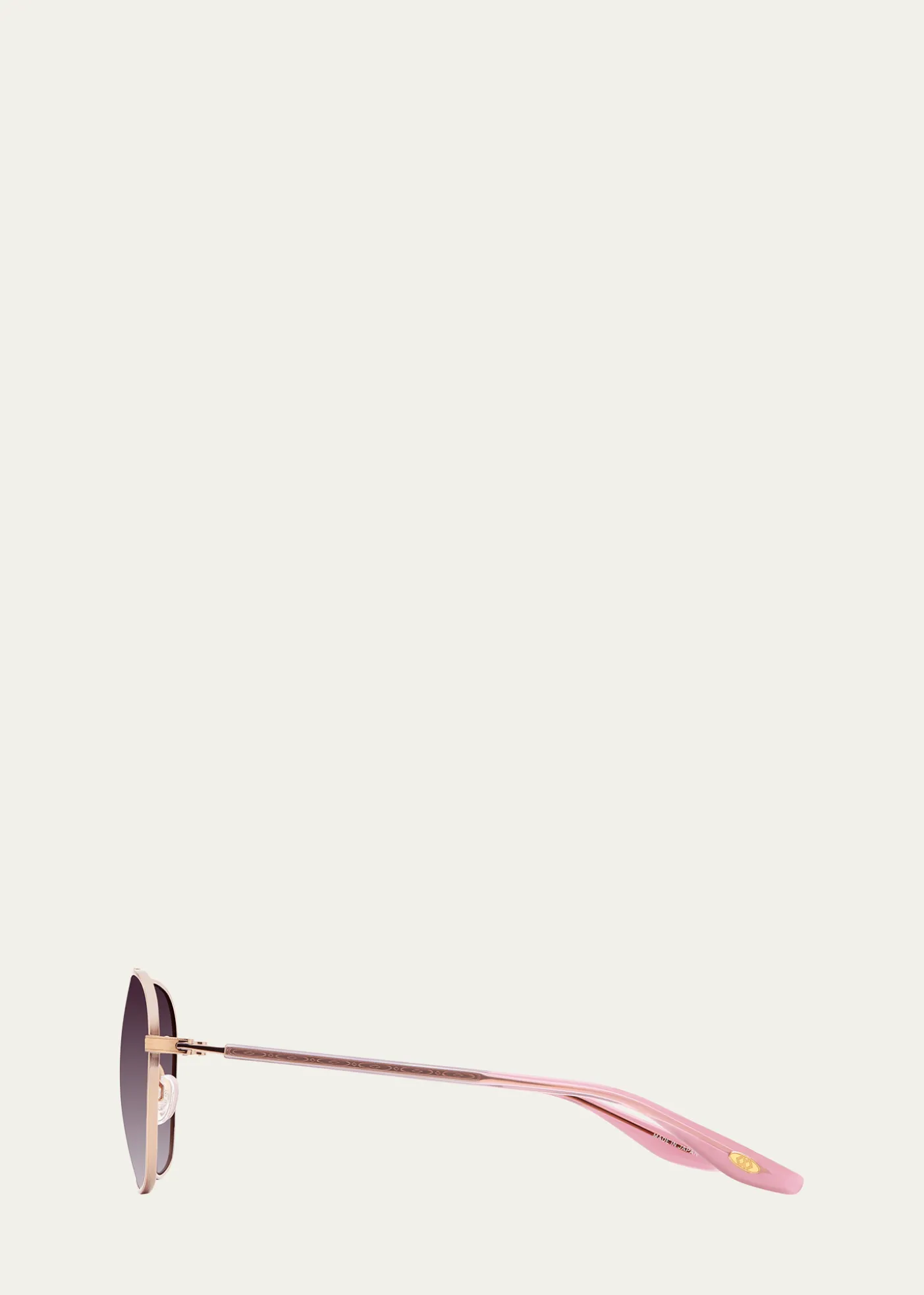 Barton PerreiraSully Aviator Titanium Sunglasses