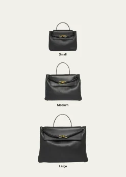 Bottega VenetaCiao Ciao Large Leather Top-Handle Bag