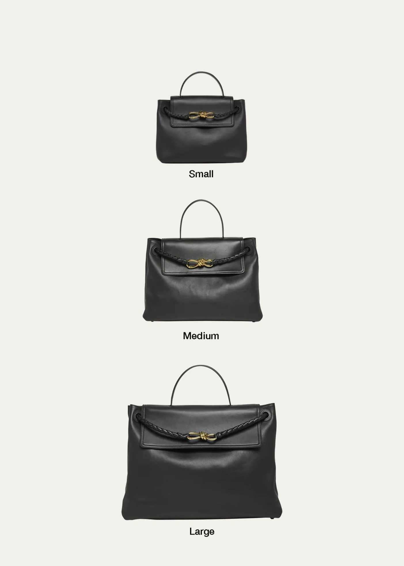 Bottega VenetaCiao Ciao Large Leather Top-Handle Bag