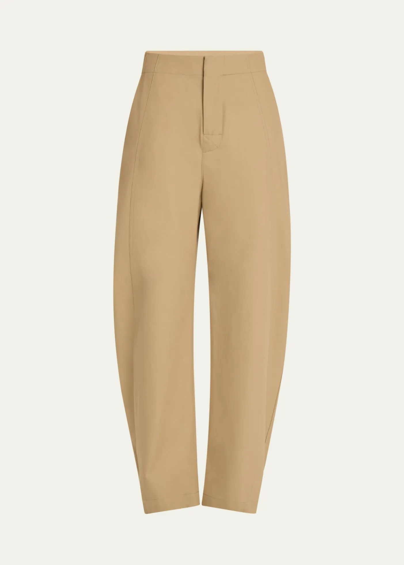 Bottega VenetaFluid Cotton Twill Wide Leg Trousers