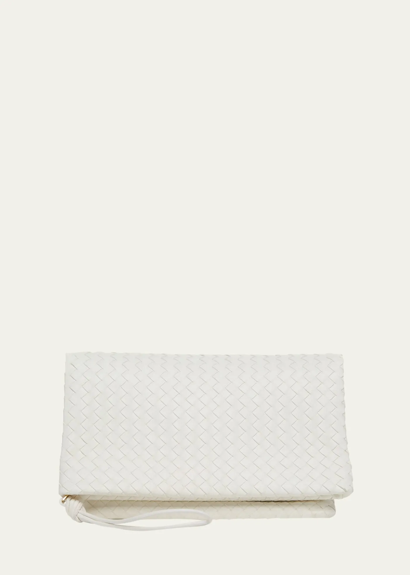 Bottega VenetaFolded Nappa Leather Clutch Bag