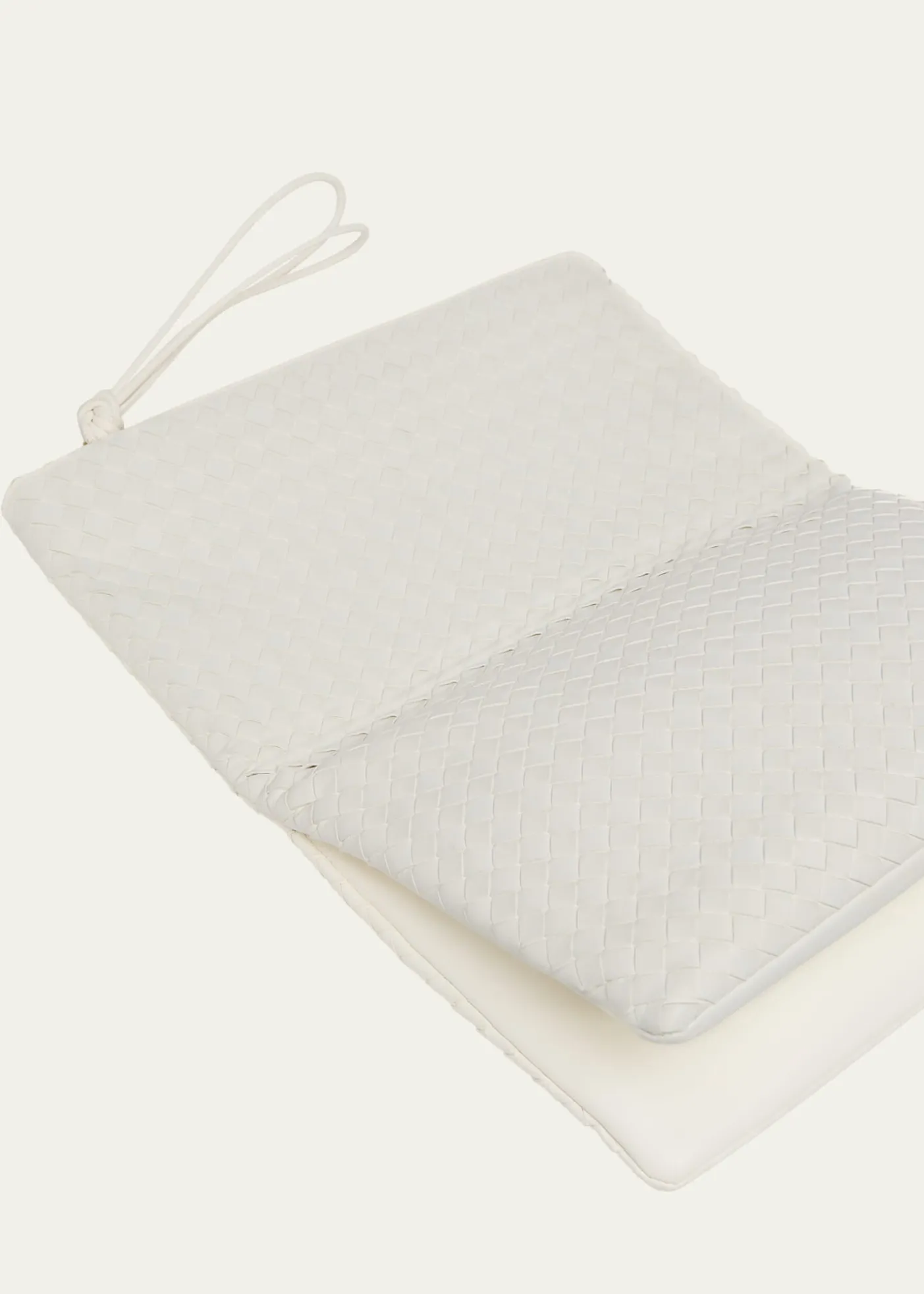 Bottega VenetaFolded Nappa Leather Clutch Bag