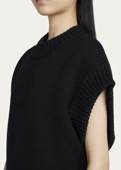 Bottega VenetaShort Sleeve Wool Sweater