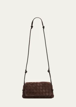 Bottega VenetaSmooth Suede Crossbody Bag