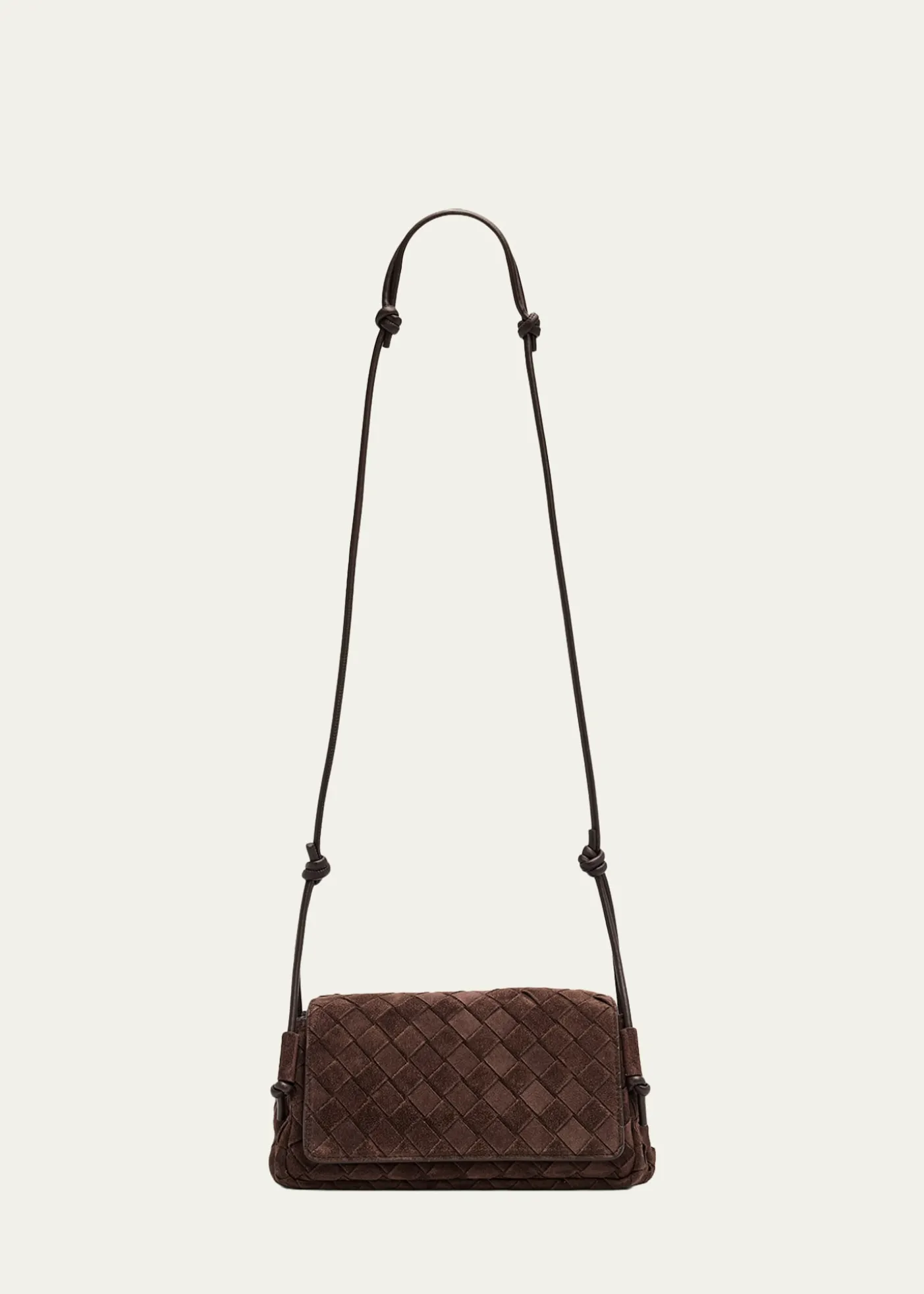 Bottega VenetaSmooth Suede Crossbody Bag