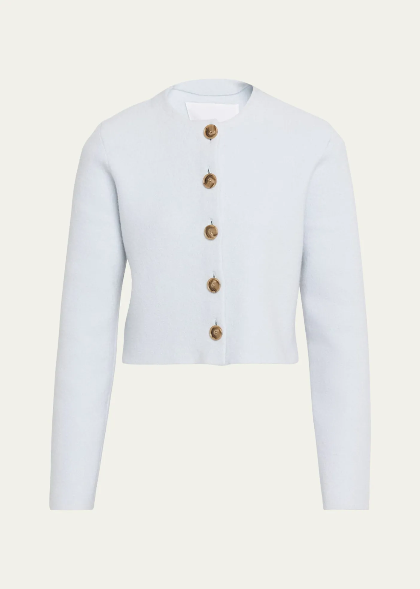 Brandon MaxwellRyder Wool Knit Crop Jacket