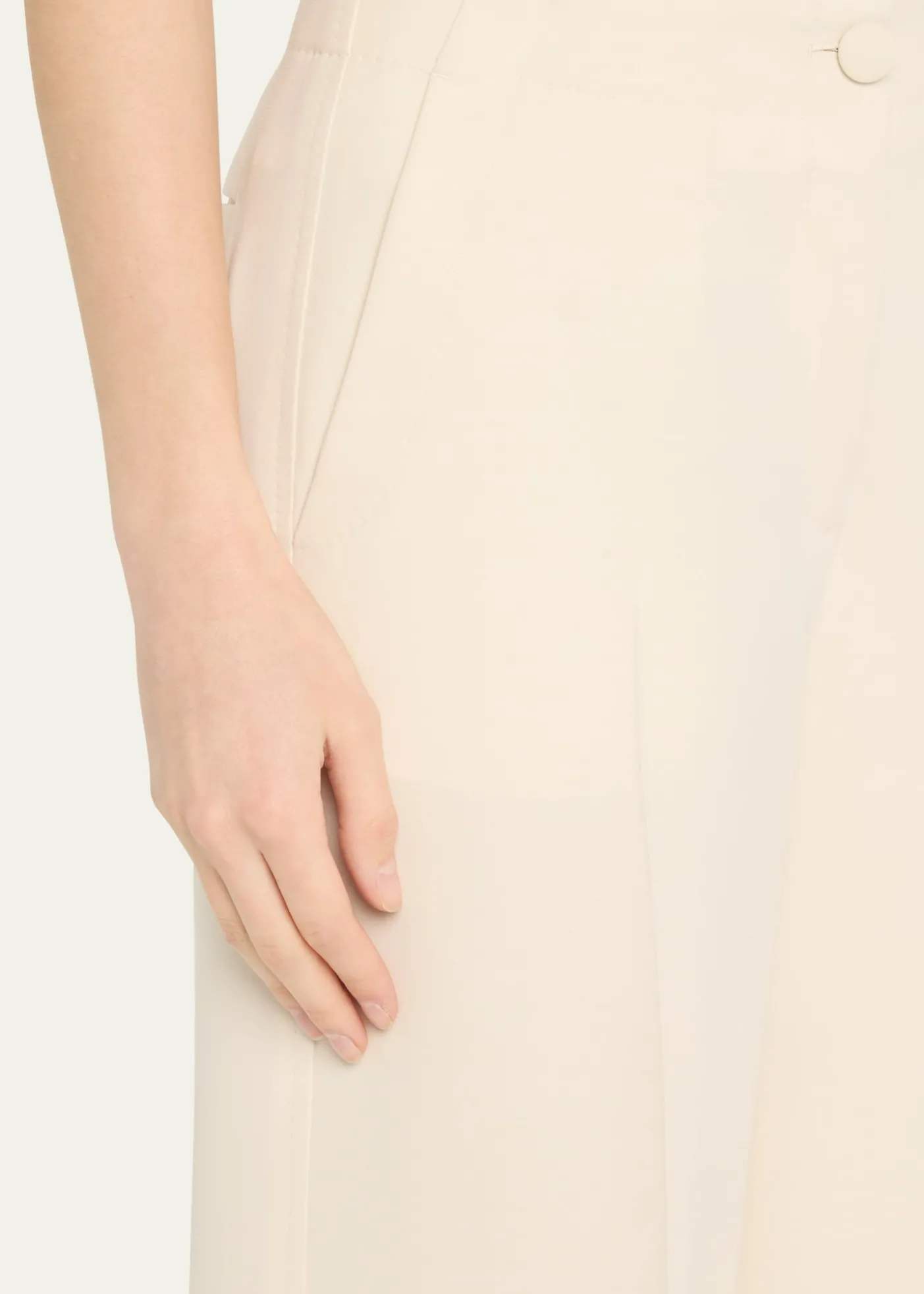 BrioniCamilla Wide Leg Silk Wool Trousers
