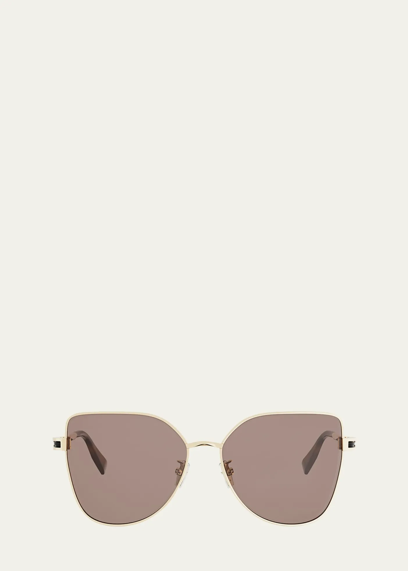 BVLGARIB.zero1 57mm Square Sunglasses