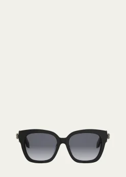 BVLGARISerpenti Forever 55mm Acetate Butterfly Sunglasses