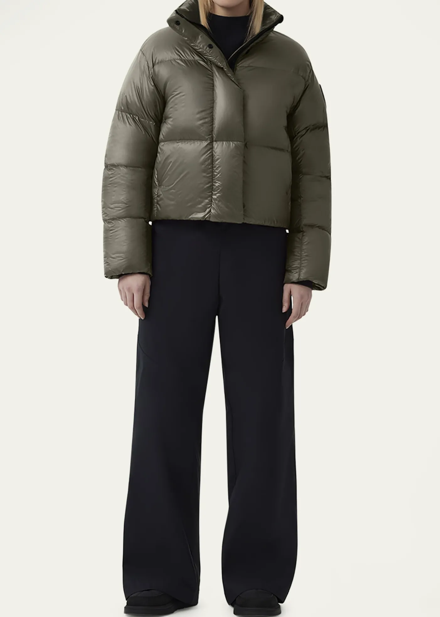 Canada GooseCypress Cropped Puffer Black Label