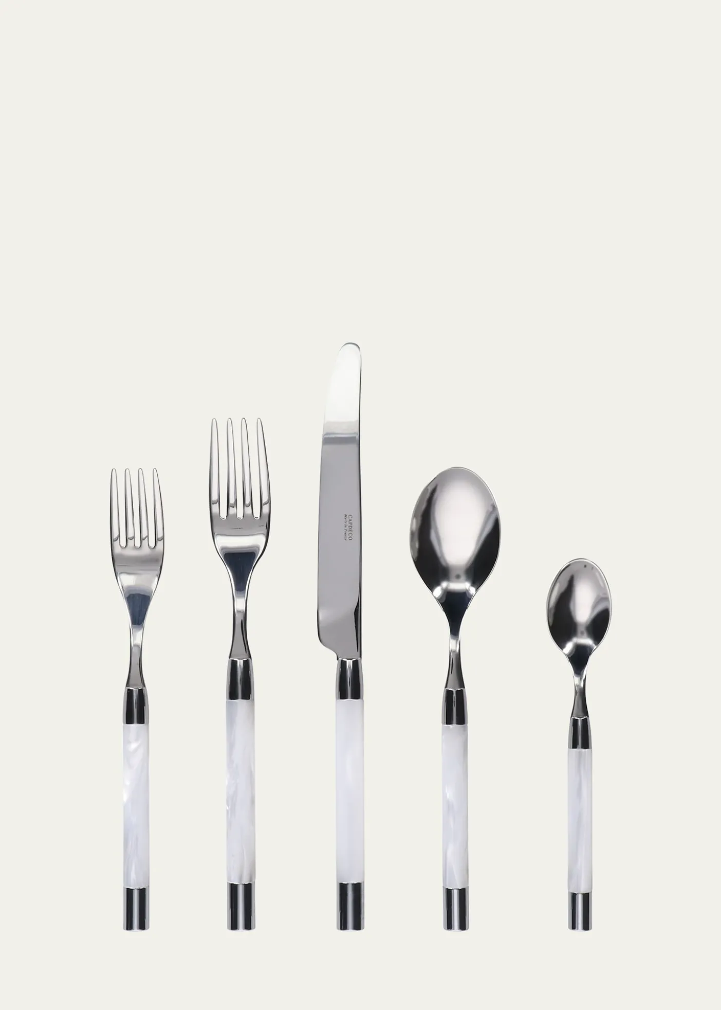 CapdecoConty 5-Piece Place Setting, White