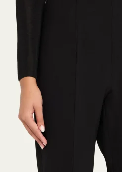Carolina HerreraEmilie Seamed Skinny-Leg Ankle Pants