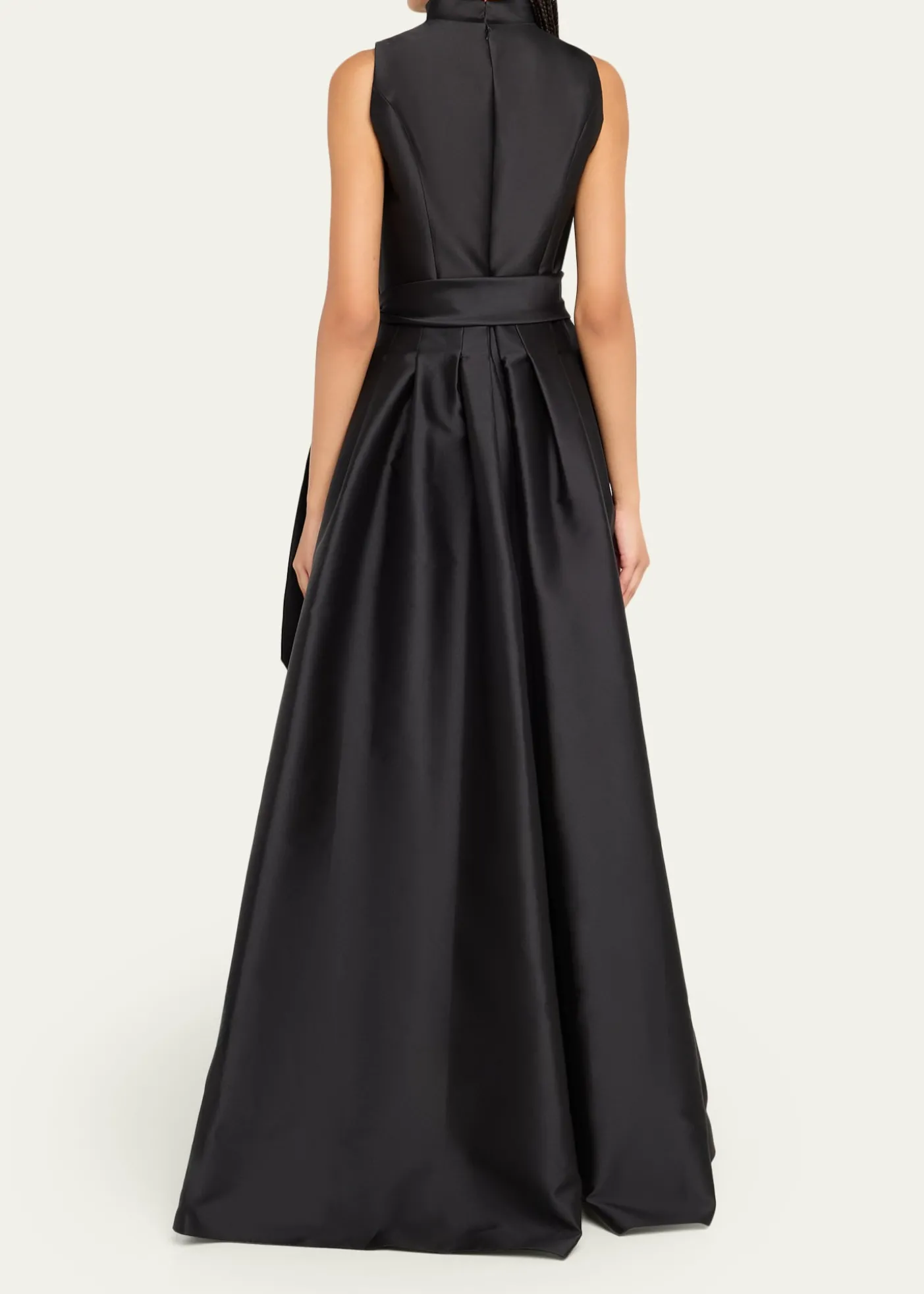 Carolina HerreraSatin V-Neck Gown