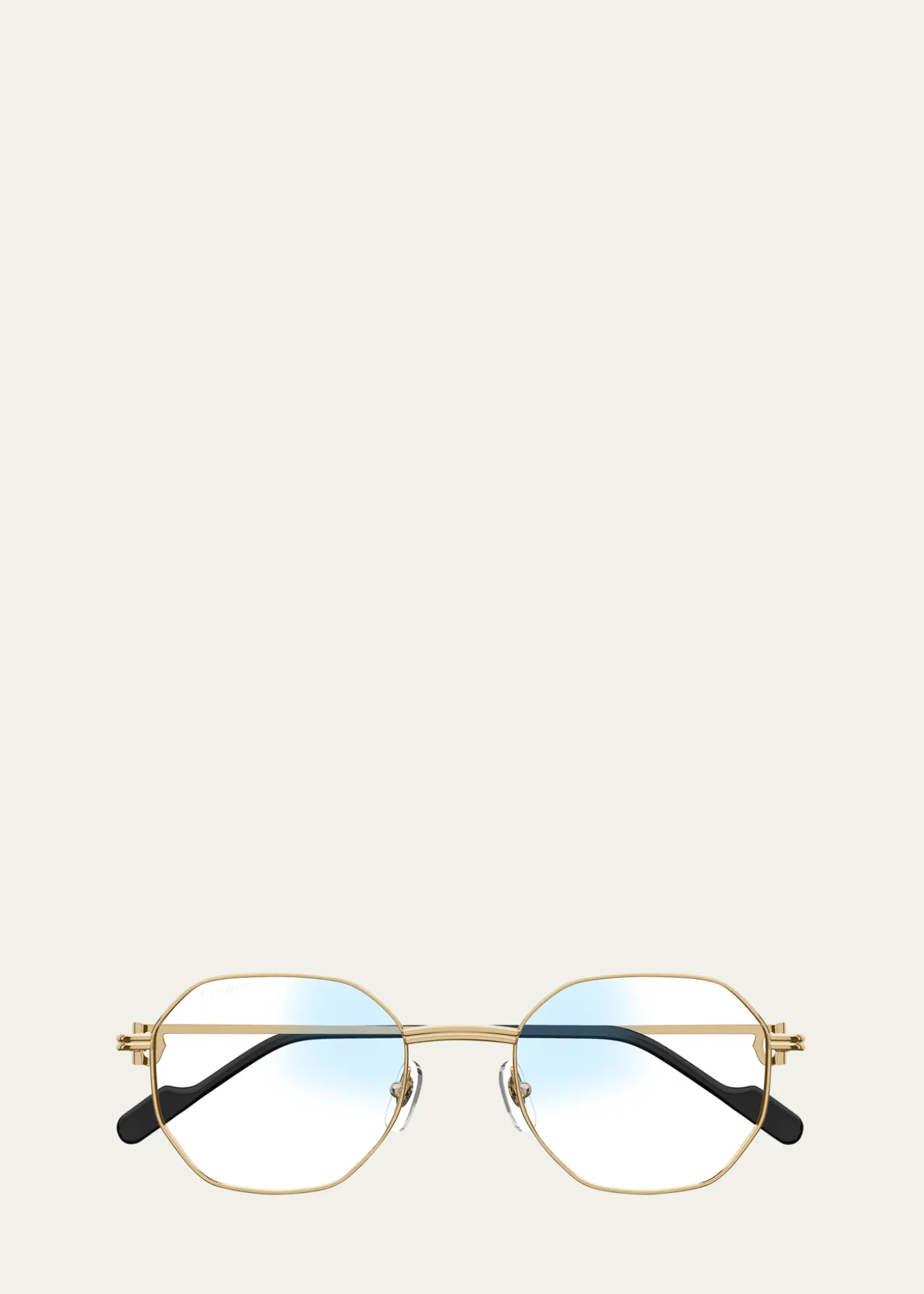 CartierRound Photochromic Metal Sunglasses