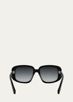 CelineBold 3 Dots Acetate Shield Sunglasses