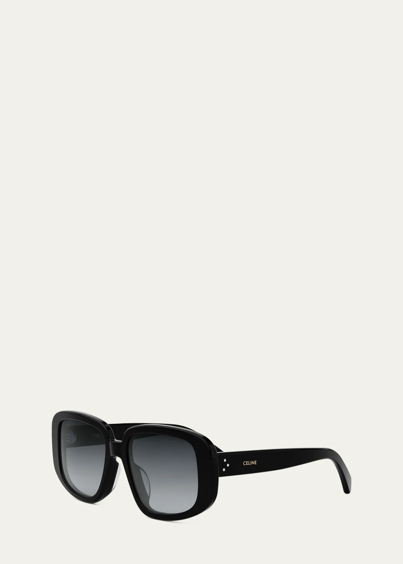 CelineBold 3 Dots Acetate Shield Sunglasses