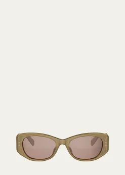 Celine3 Dots Oval Sunglasses