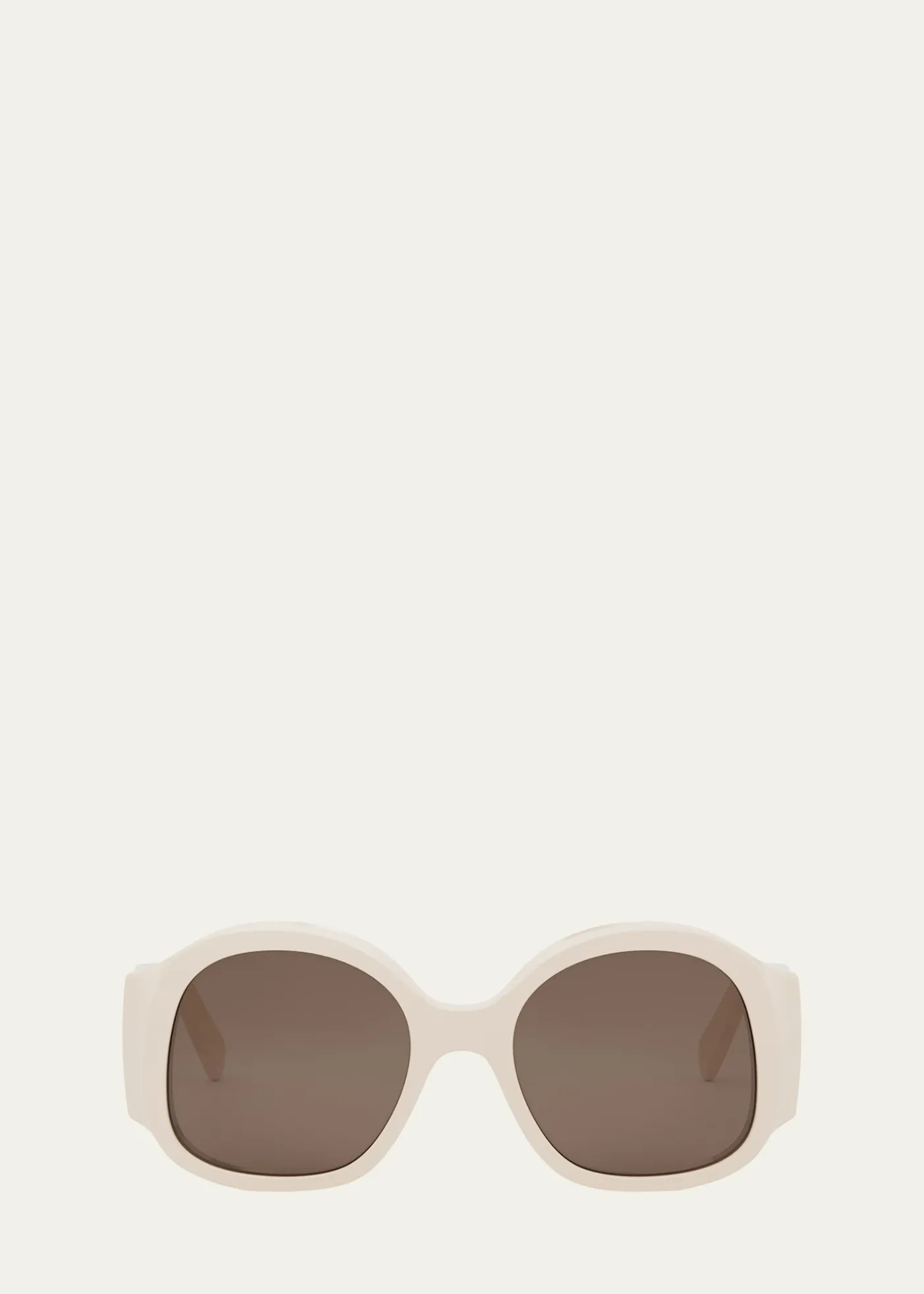 CelineMaxi Triomphe Round Sunglasses