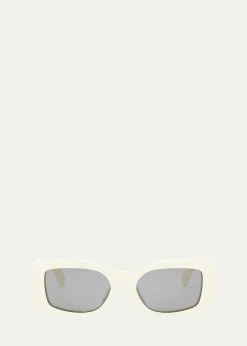 CelineTriomphe Acetate Rectangle Sunglasses